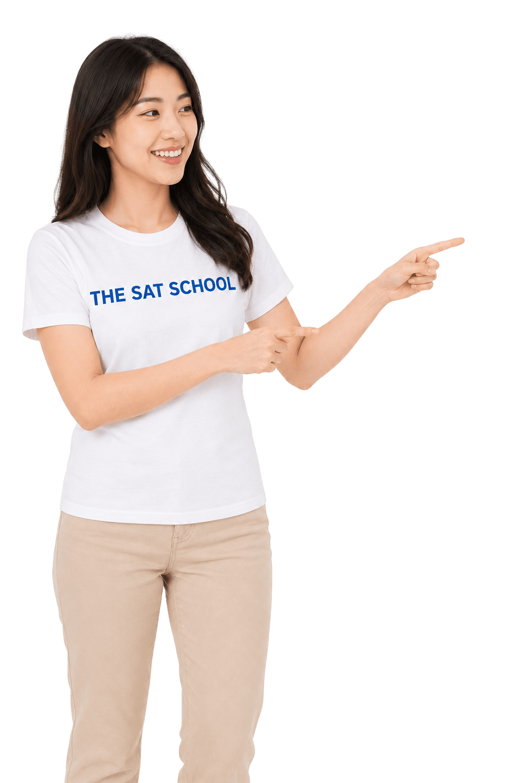 นักเรียน The SAT School กำลังแนะนำข้อมูล Digital SAT